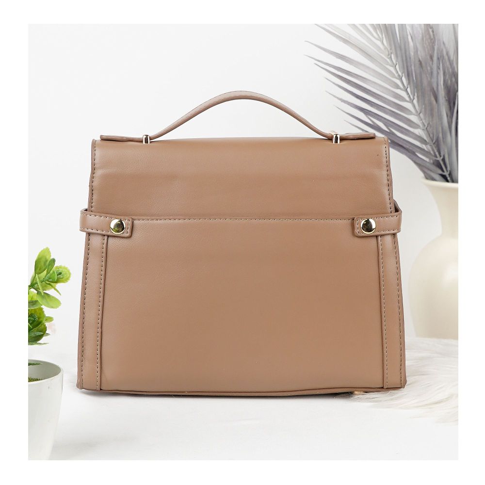 SJ Women's Hand Bag, Khakhi, B835S - Image 3