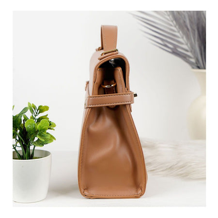 SJ Women's Hand Bag, Apricot, B835S - Image 2
