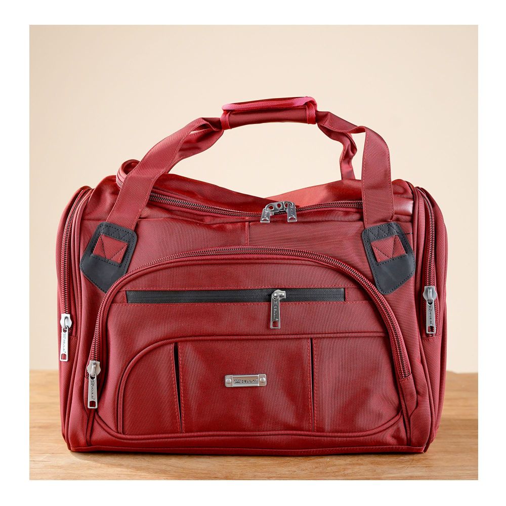 SJ Travelling Bag, Maroon, B92D - Image 2