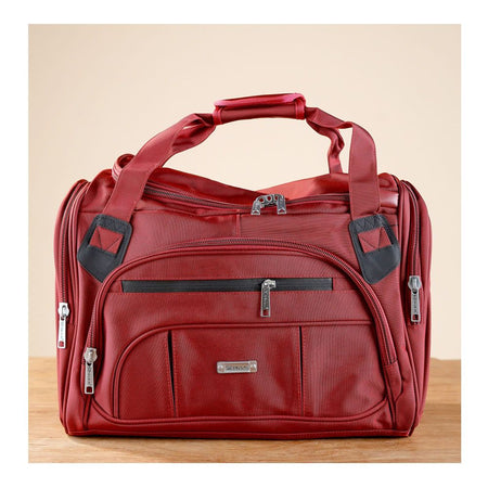 SJ Travelling Bag, Maroon, B92D - Image 2