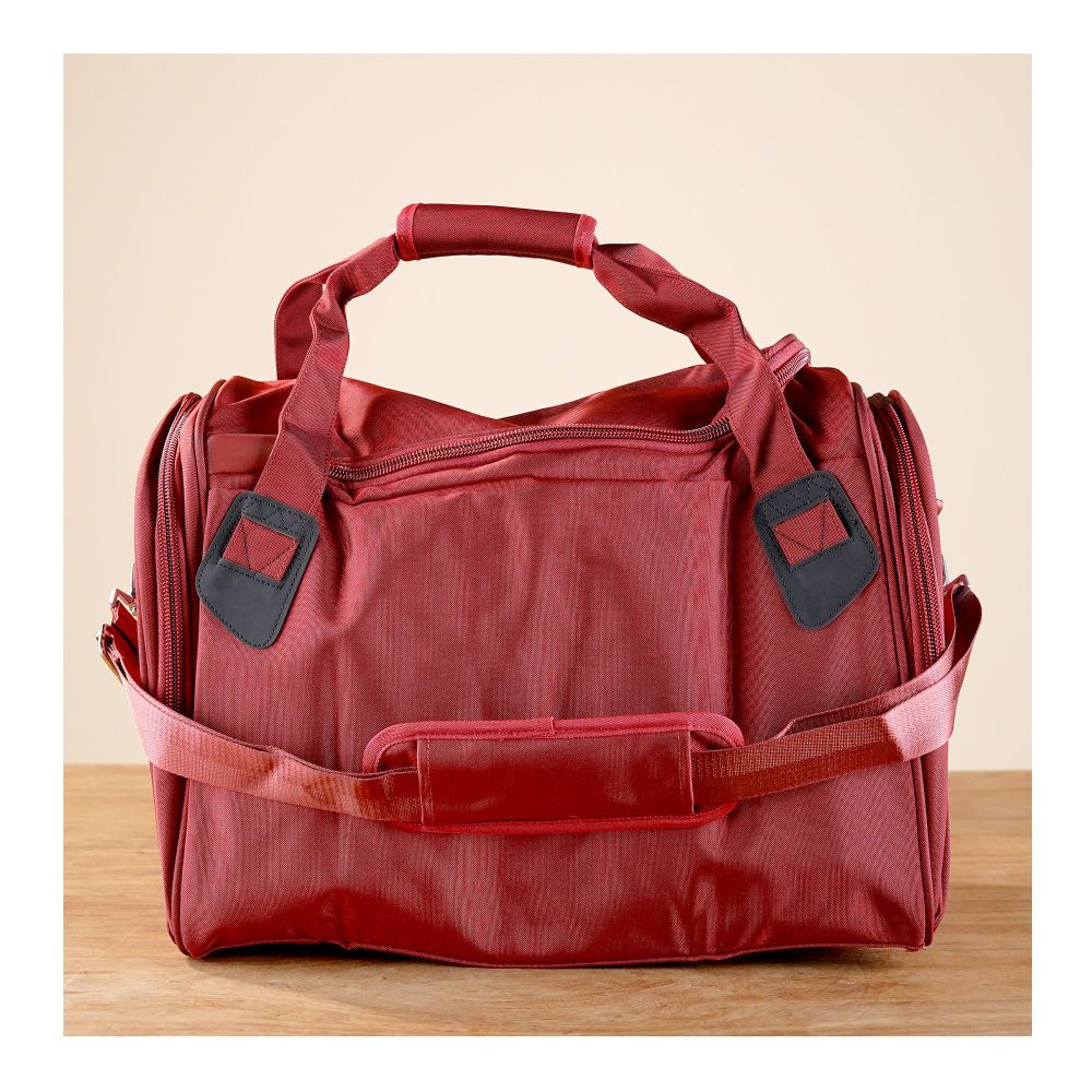 SJ Travelling Bag, Maroon, B92D - Image 3