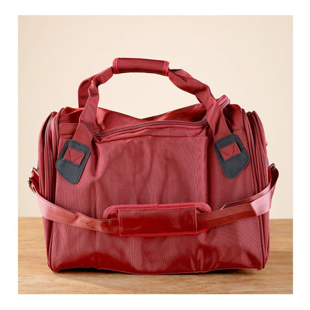 SJ Travelling Bag, Maroon, B92D - Image 3
