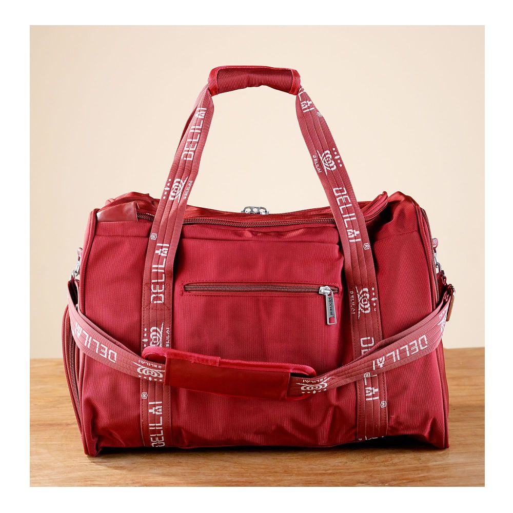 SJ Travelling Bag, Maroon, B89D - Image 2