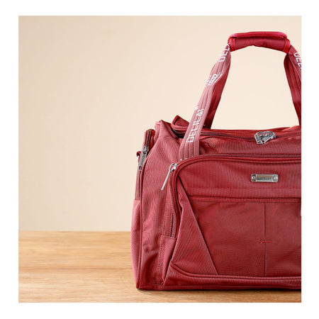 SJ Travelling Bag, Maroon, B89D - Image 3