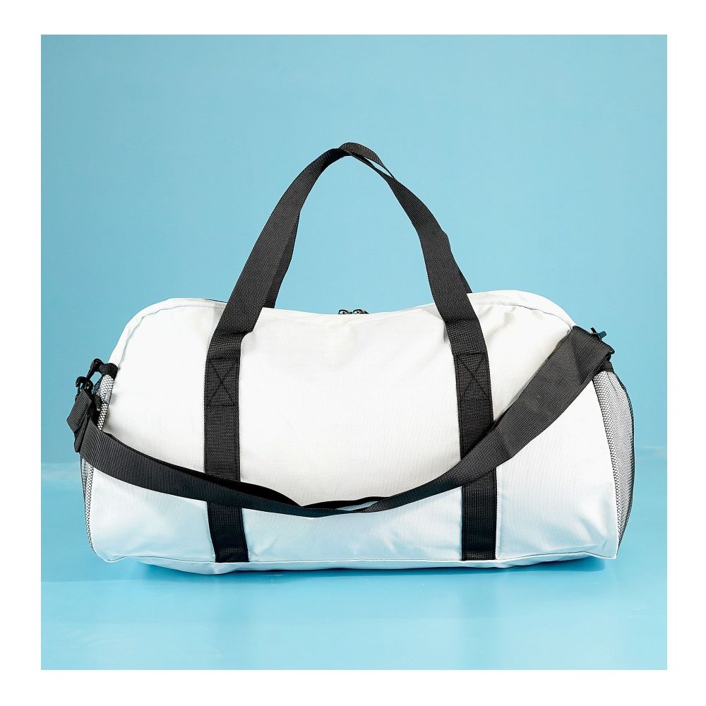 SJ Gym Bag, White, 8801T - Image 3