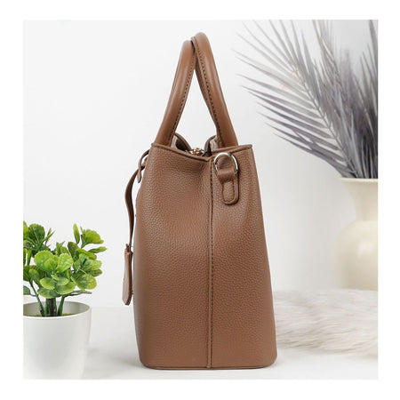 SJ Women's Hand Bag, Khakhi, 8300S - Image 2