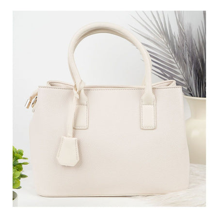 SJ Women's Hand Bag, Off White, 8300S - Image 3