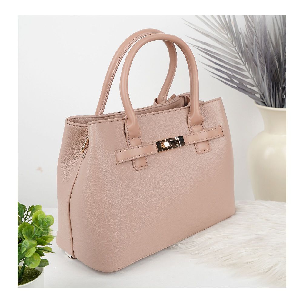 SJ Women's Hand Bag, Pink, 8300S - Main Image