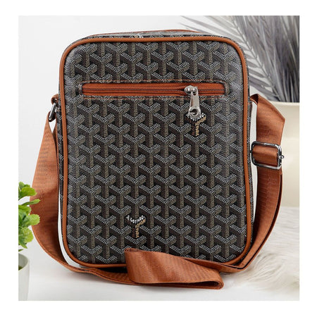 SJ Women's Crossbody Bag, Brown, 0514C - Image 2