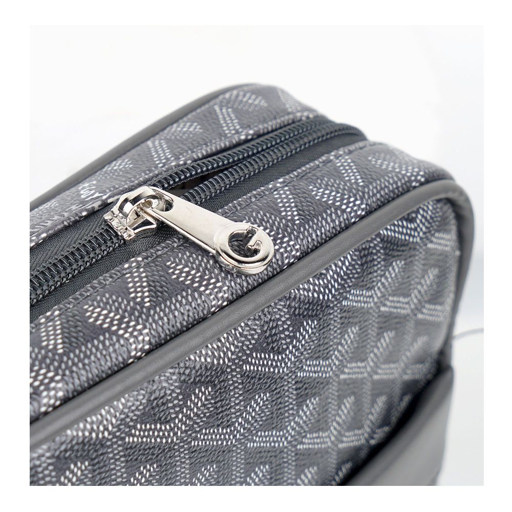 SJ Women's Crossbody Bag, Grey, 0514C - Image 3