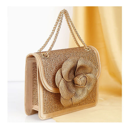 SJ Women's Bridal Clutch, Gold, XS-500BC - Main Image