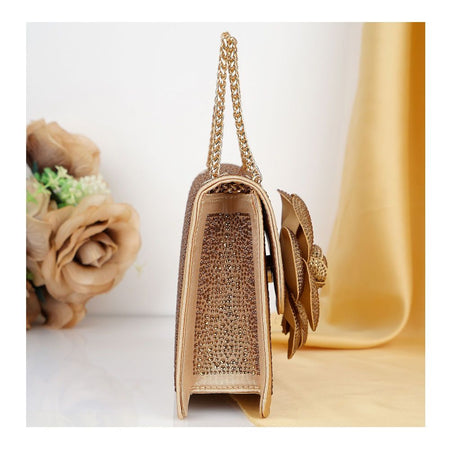 SJ Women's Bridal Clutch, Gold, XS-500BC - Image 2