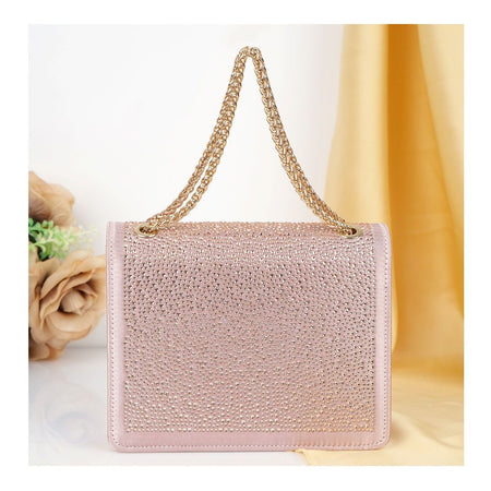 SJ Women's Bridal Clutch, Champagne, XS-500BC - Image 3