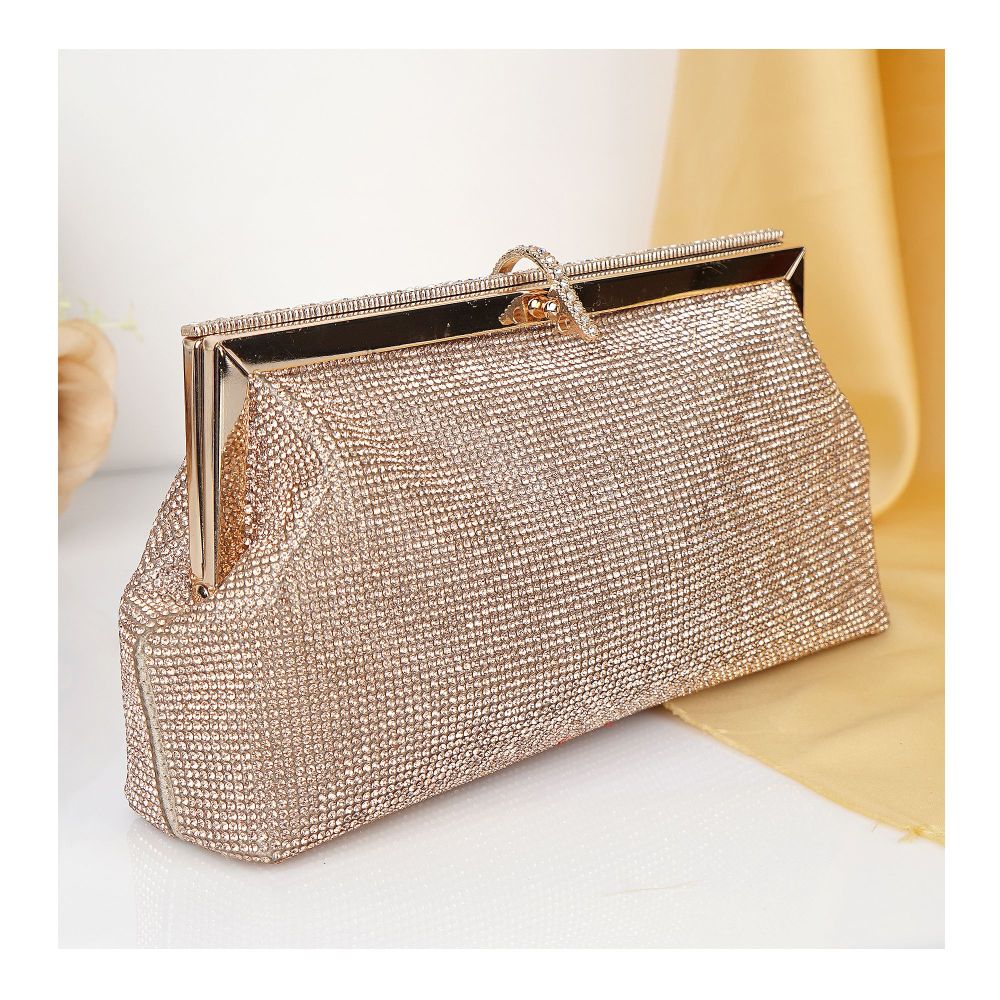 SJ Women's Bridal Clutch, Champagne, T-566BC - Main Image