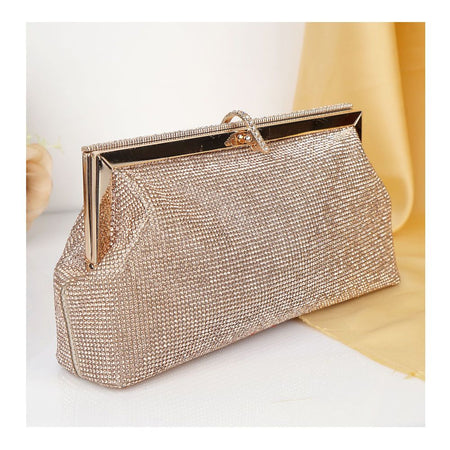 SJ Women's Bridal Clutch, Champagne, T-566BC - Main Image