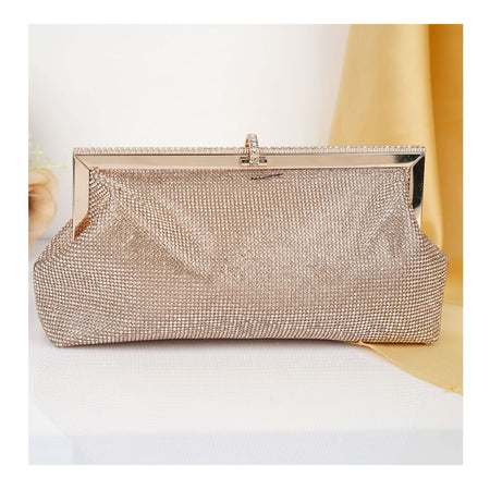 SJ Women's Bridal Clutch, Champagne, T-566BC - Image 2
