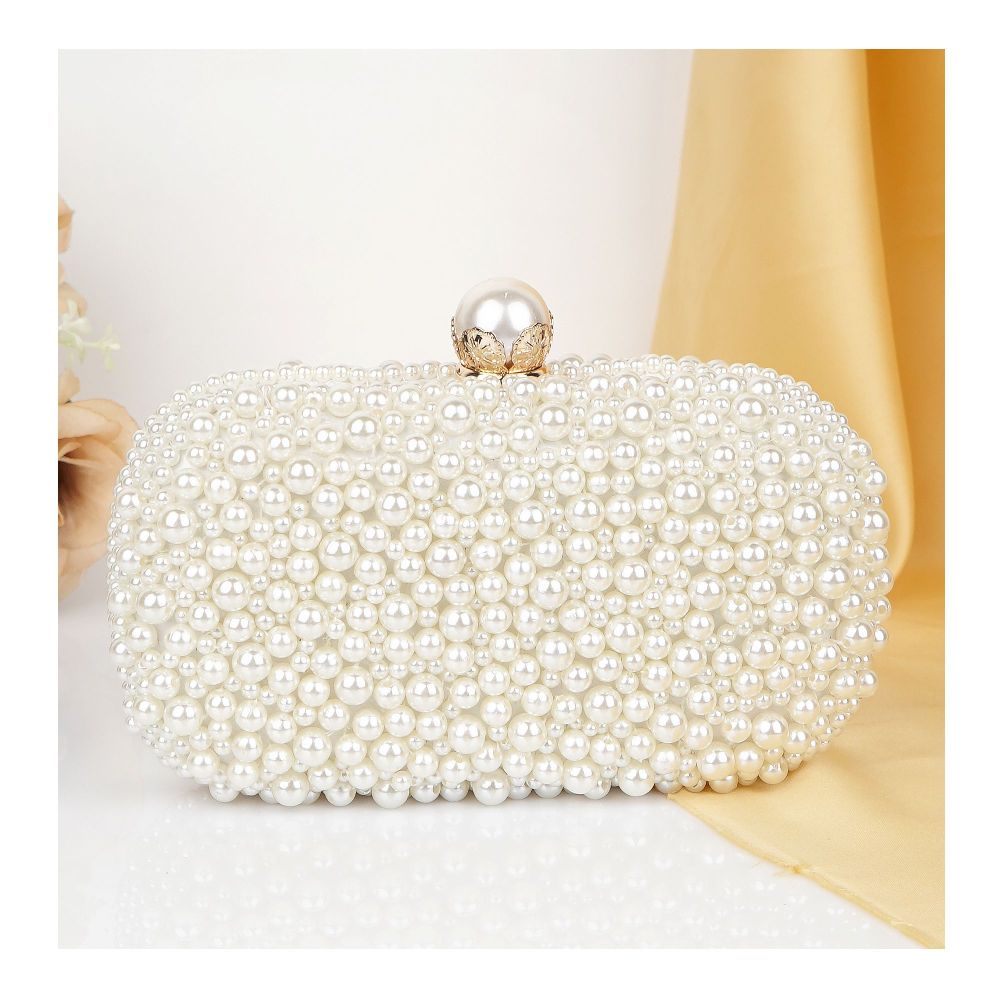 SJ Women's Hand Bag, Beige, OC-3885 - Image 2