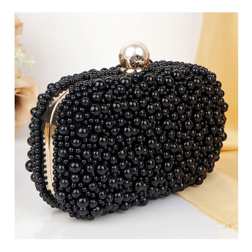 SJ Women's Hand Bag, Black, OC-3885 - Main Image