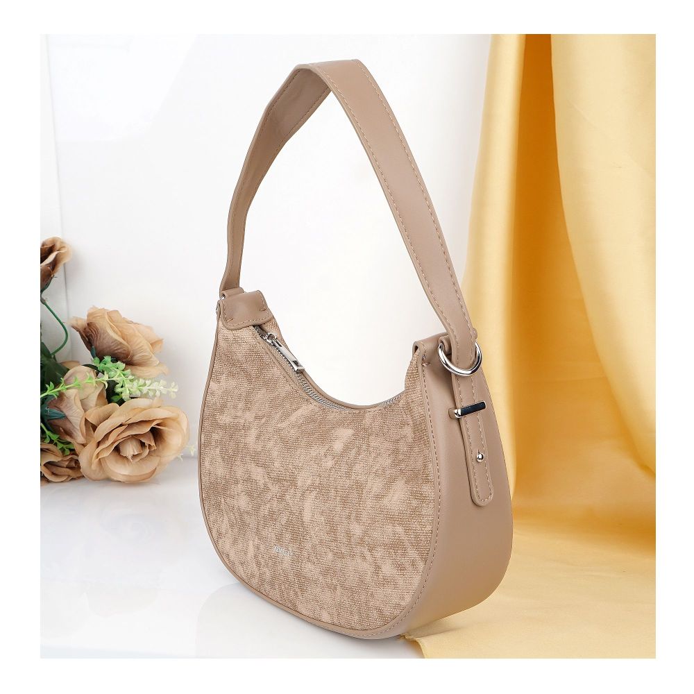 SJ Women's Hand Bag, Khakhi, AM2282 - Main Image