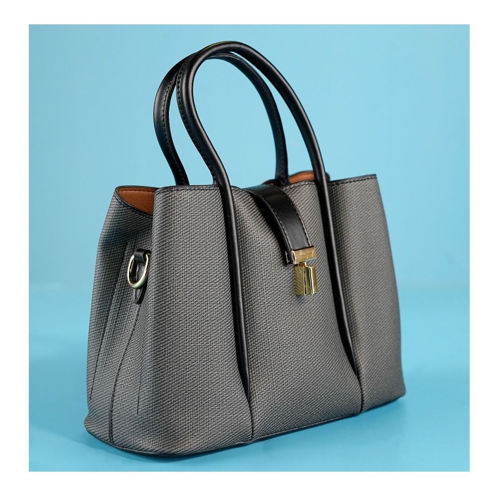 SJ Women's Hand Bag, Black, 18269S - Main Image