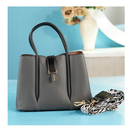 SJ Women's Hand Bag, Black, 18269S - Image 2