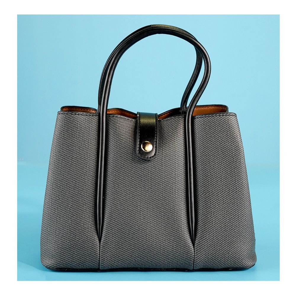 SJ Women's Hand Bag, Black, 18269S - Image 3