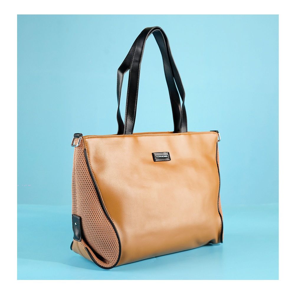 SJ Women's Hand Bag, Brown, GL24124S - Main Image