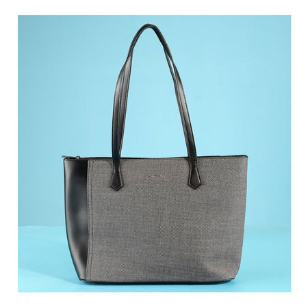 SJ Women's Hand Bag, Black, AM2315PU - Image 2