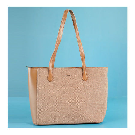 SJ Women's Hand Bag, Khakhi, AM2315PU - Image 2