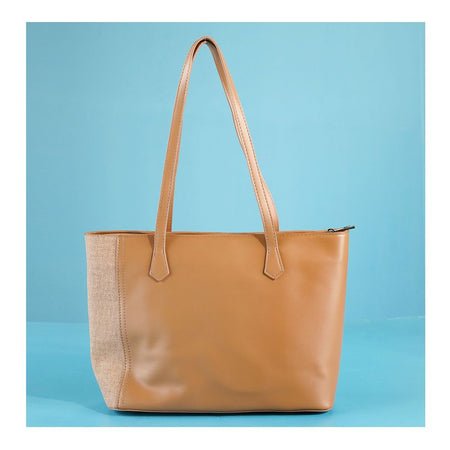SJ Women's Hand Bag, Khakhi, AM2315PU - Image 3