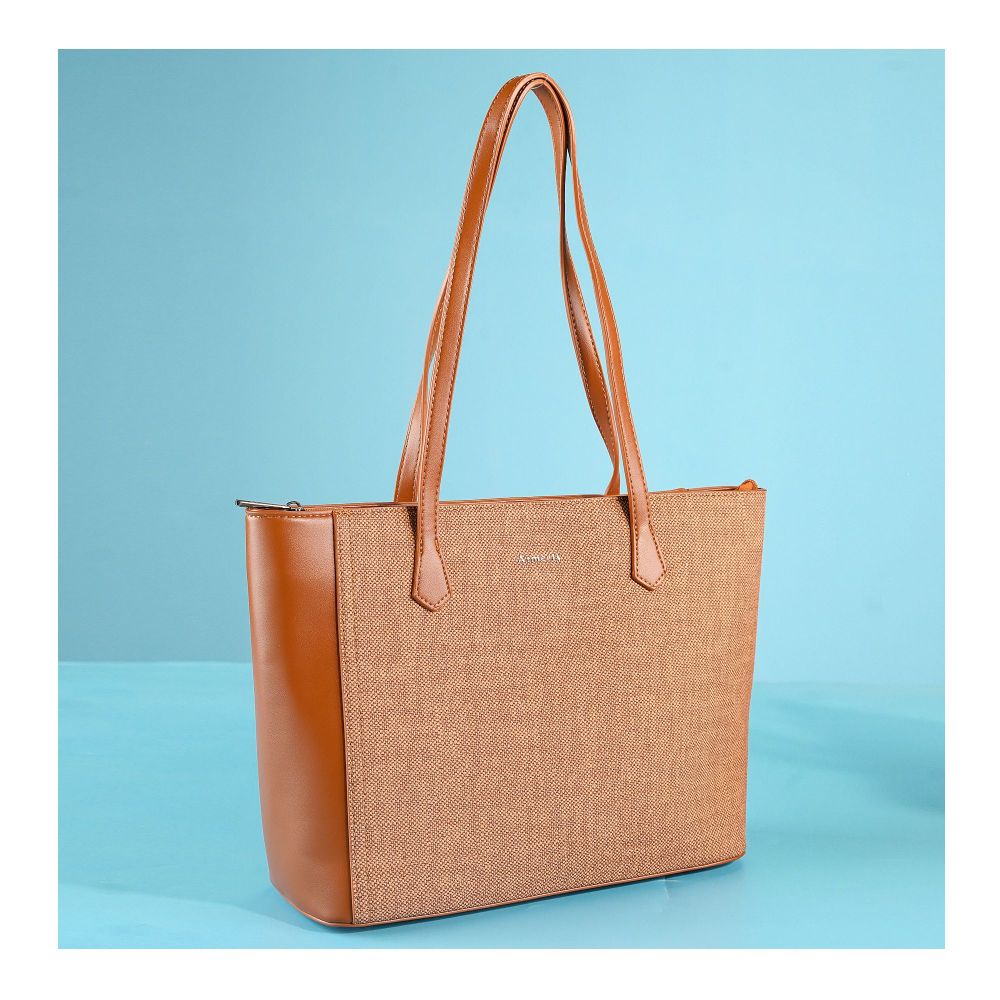 SJ Women's Hand Bag, Brown, AM2315PU - Image 2