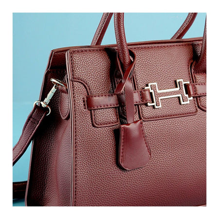 SJ Women's Hand Bag, Red, 8302S - Image 2