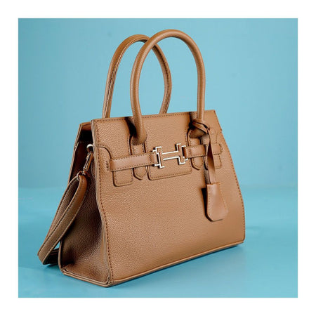 SJ Women's Hand Bag, Khakhi, 8302S - Main Image