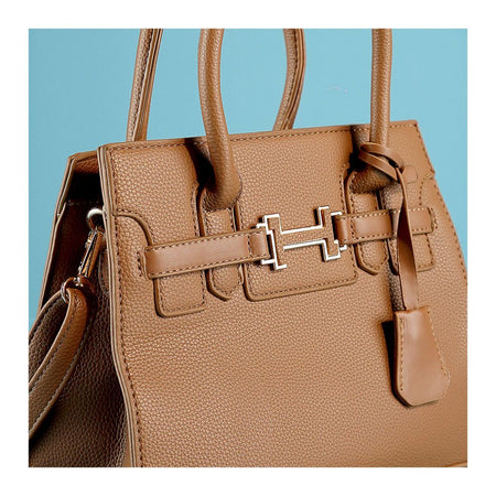 SJ Women's Hand Bag, Khakhi, 8302S - Image 2