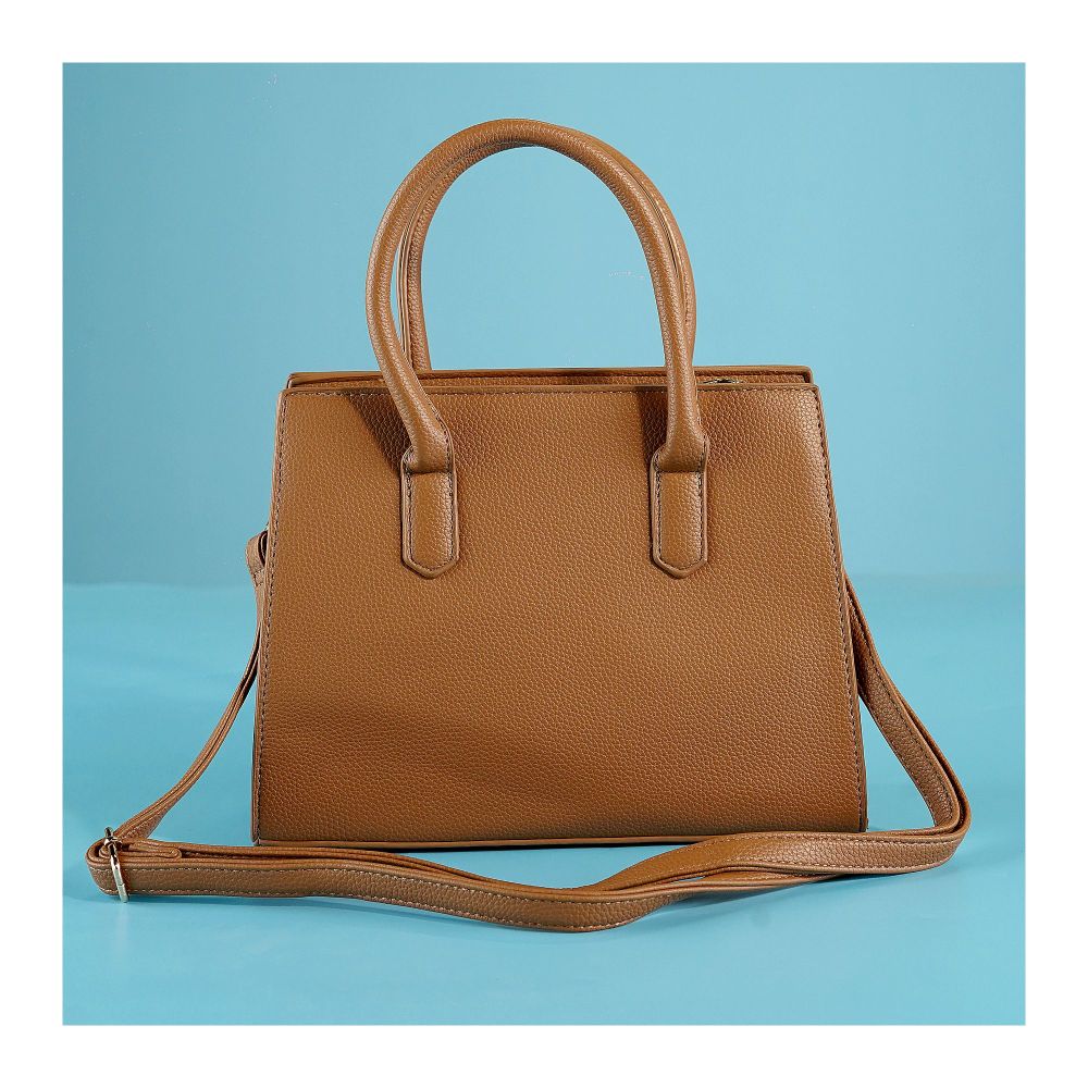 SJ Women's Hand Bag, Khakhi, 8302S - Image 3