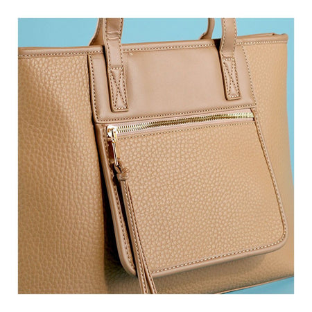 SJ Women's Hand Bag, Khakhi, 992S - Image 2