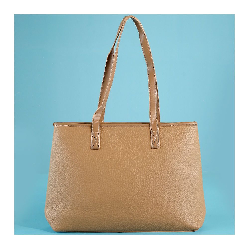 SJ Women's Hand Bag, Khakhi, 992S - Image 3