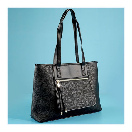 SJ Women's Hand Bag, Black, 992S - Main Image