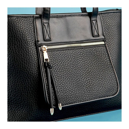 SJ Women's Hand Bag, Black, 992S - Image 2