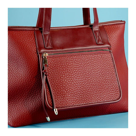 SJ Women's Hand Bag, Red, 992S - Image 2