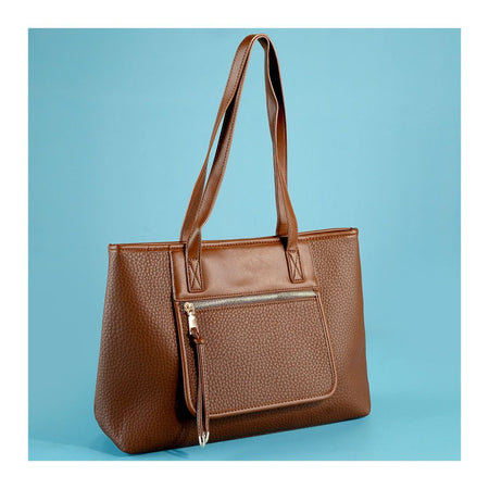 SJ Women's Hand Bag, Coffee, 992S - Main Image