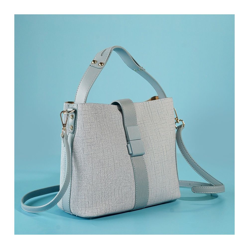 SJ Women's Hand Bag, Blue, P1239 - Main Image