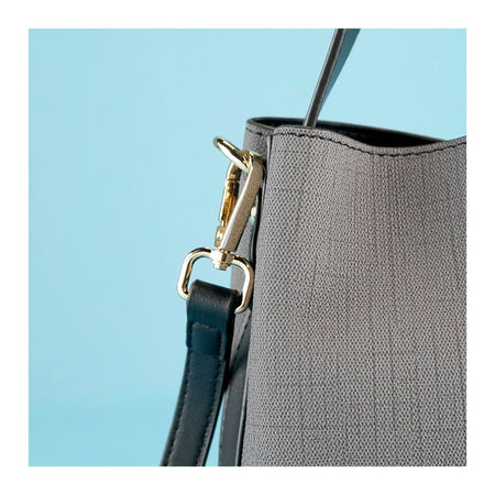 SJ Women's Hand Bag, Black, P1239 - Image 2