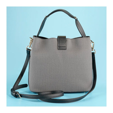 SJ Women's Hand Bag, Black, P1239 - Image 3