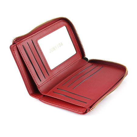 SJ Women's Wallet, Red, 2713-001W - Image 5