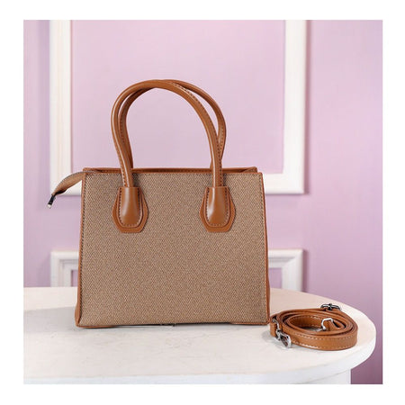 SJ Women's Hand Bag, Brown, 1809S - Image 2