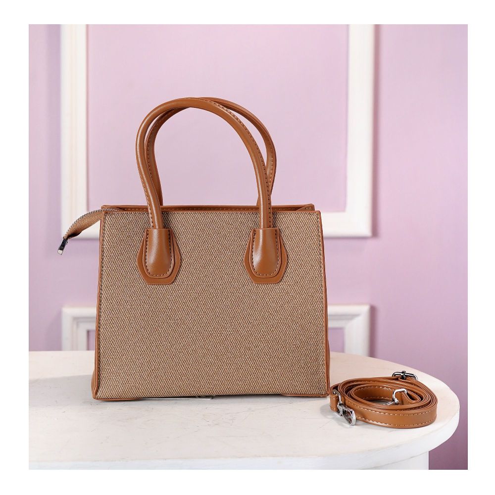 SJ Women's Hand Bag, Brown, 1809S - Image 2