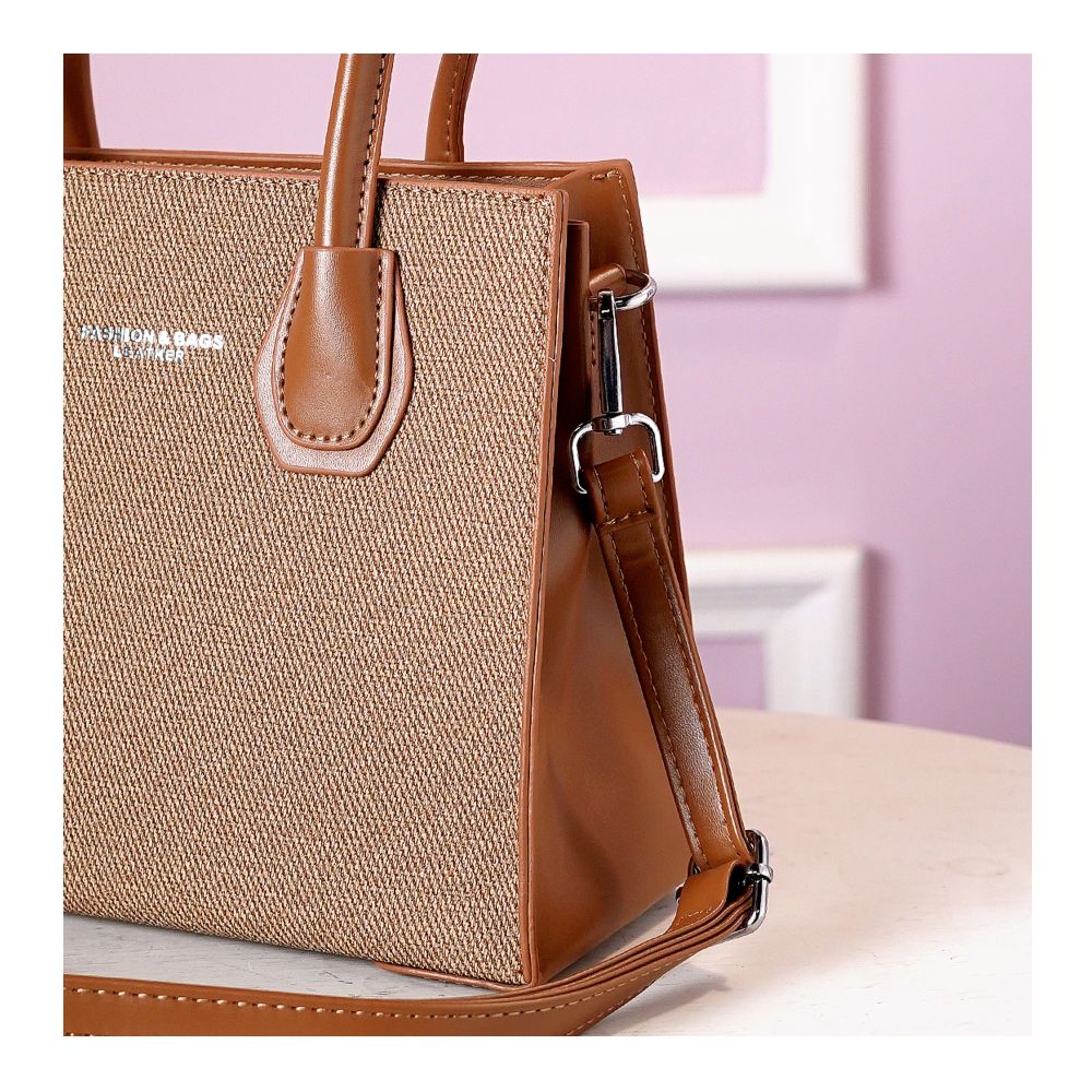 SJ Women's Hand Bag, Brown, 1809S - Image 3