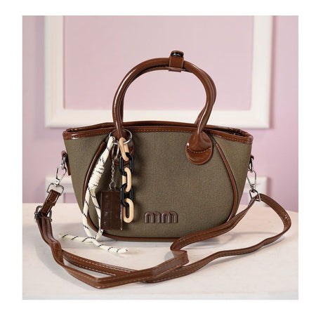 SJ Women's Hand Bag, Green, 5019S - Main Image