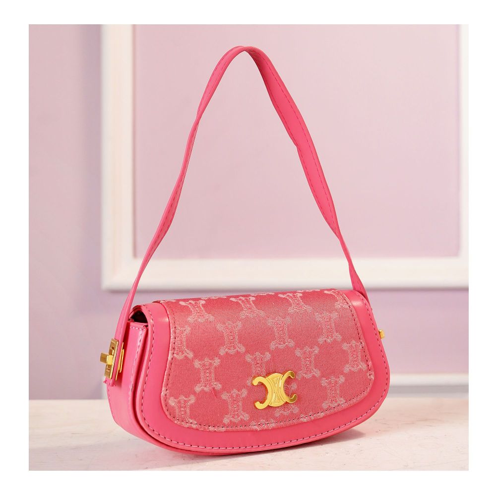 SJ Women's Hand Bag, Pink, 9110-5 (A) - Main Image